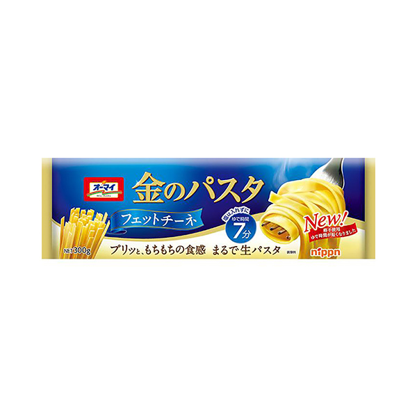 オーマイ　金のパスタ　＜フェットチーネ＞（ニップン）2026年3月2日発売
