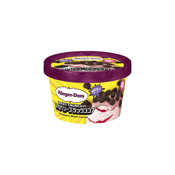 ハーゲンダッツ　ミニカップ　ROCKY　CRUNCHY！　＜ストロベリーブラ&hellip;