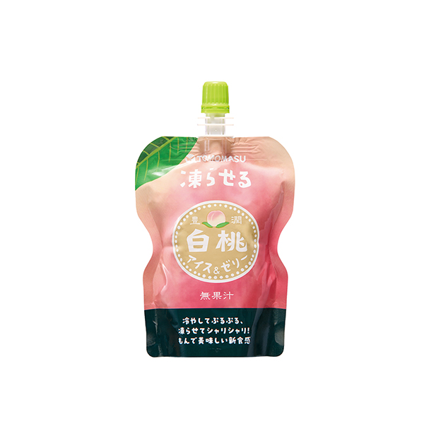 果実アイス＆ゼリー　＜白桃＞（友桝飲料）2026年3月2日発売
