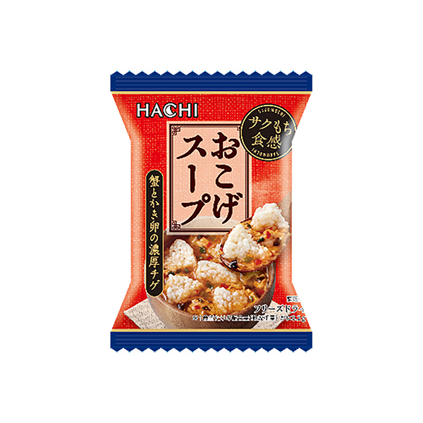 蟹とかき卵の濃厚チゲおこげスープ（ハチ食品）2026年3月2日発売