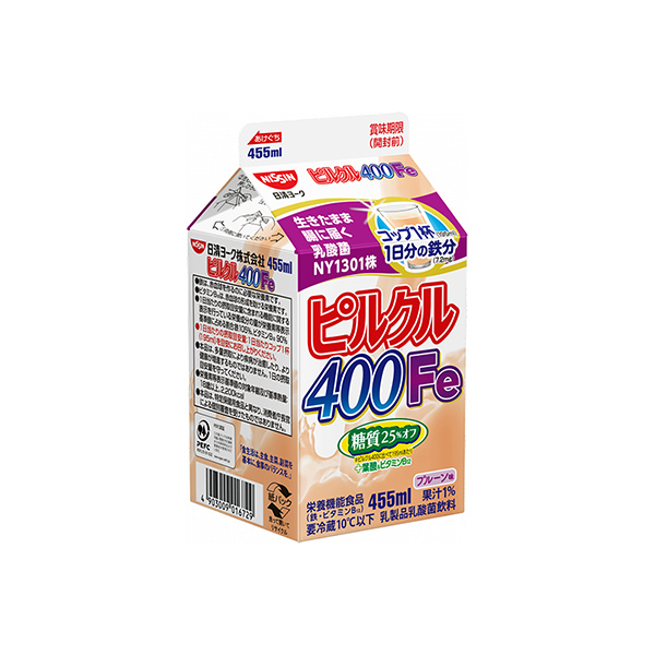 ピルクル　400　鉄分（日清ヨーク）2026年3月3日発売