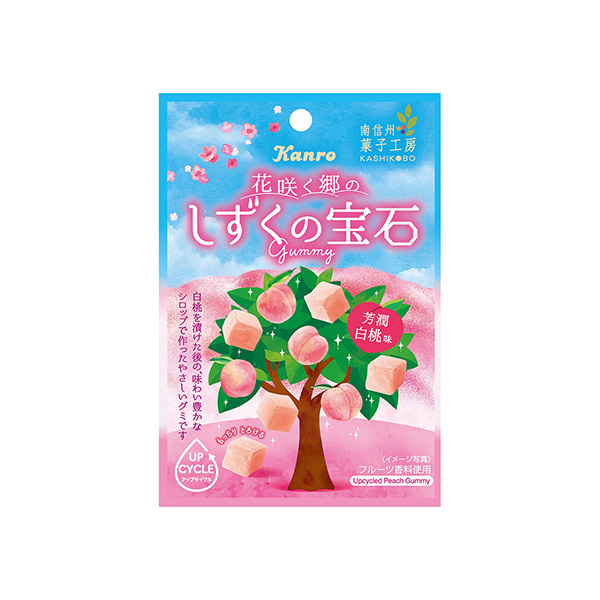 しずくの宝石グミ＜芳潤白桃味＞（カンロ）2026年3月10日発売