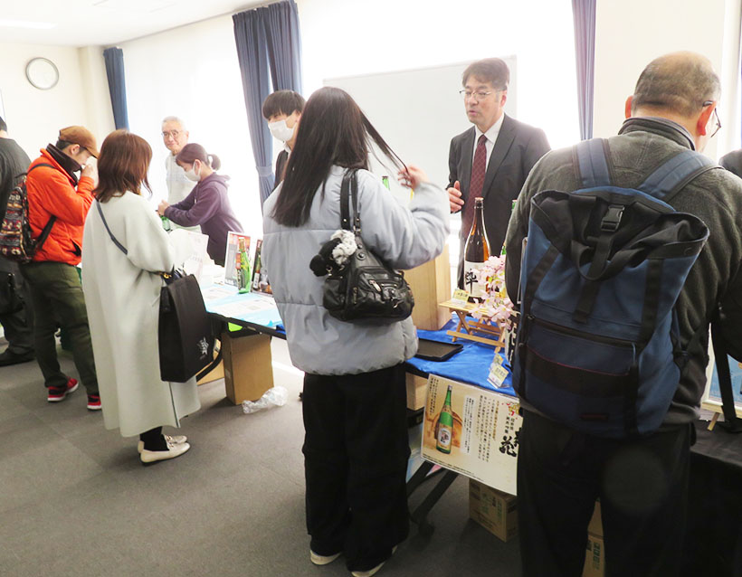 名畑、兵庫物産の魅力PR　菊正宗酒造記念館見学会も