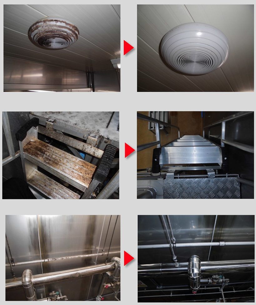食品工場の衛生問題と解決アプローチ（4）製造室内のカビ汚染の拡散事例