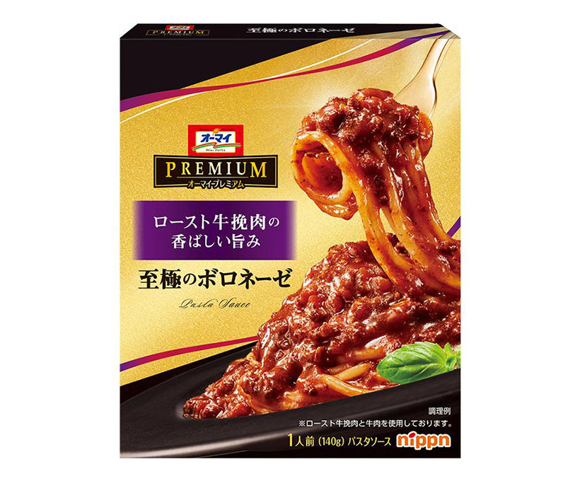 パスタ・パスタソース特集：ニップン　「オーマイプレミアム」パスタソース拡充