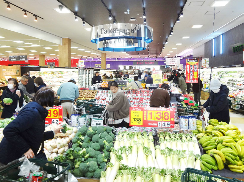 みやぎ生協高砂店、生鮮強化型へ改装オープン