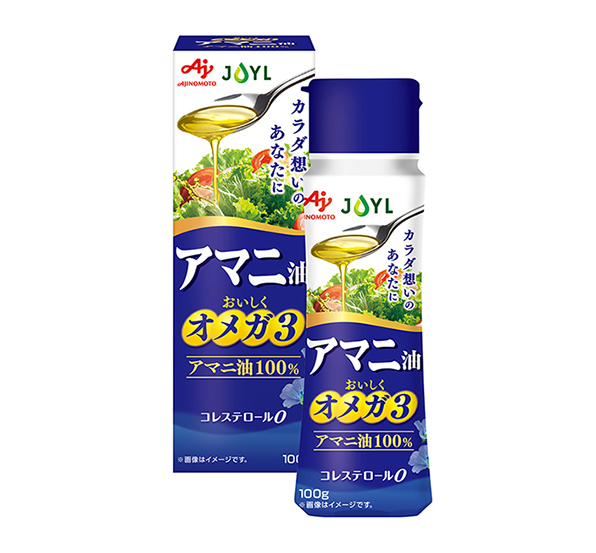 J-オイルミルズ、「AJINOMOTOアマニ油」リニューアル