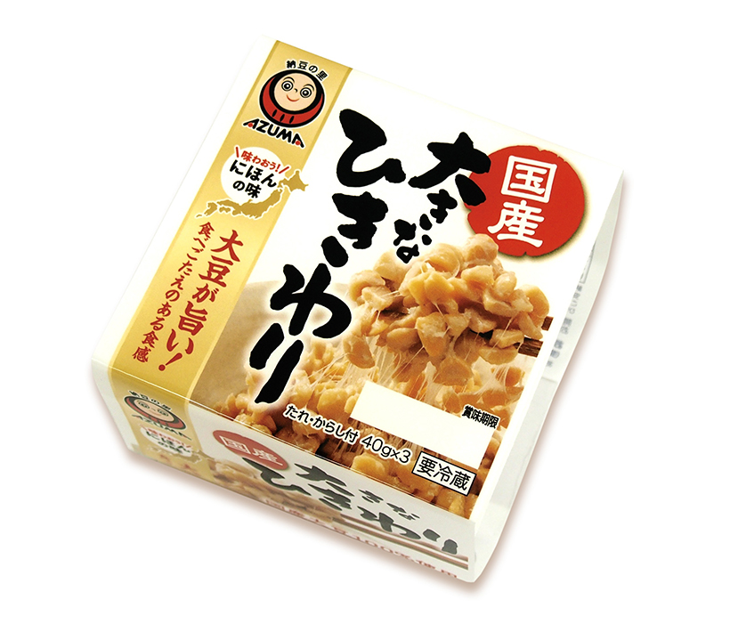 納豆・豆腐特集：あづま食品　大豆へのこだわりアピール