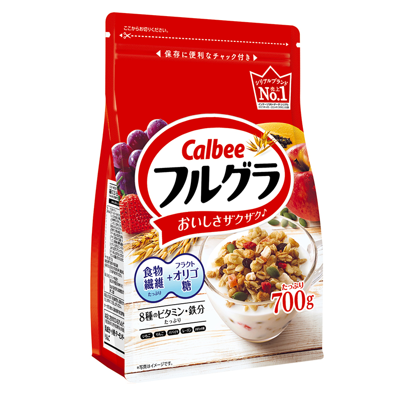 シリアル食品特集：カルビー　フルグラ増量施策で間口拡大