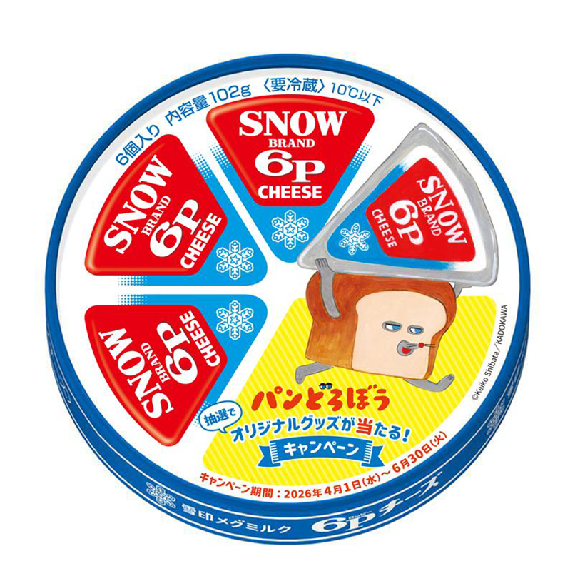 【速報】雪印メグミルク、「パンどろぼう」とコラボ　「6P」でキャンペーン