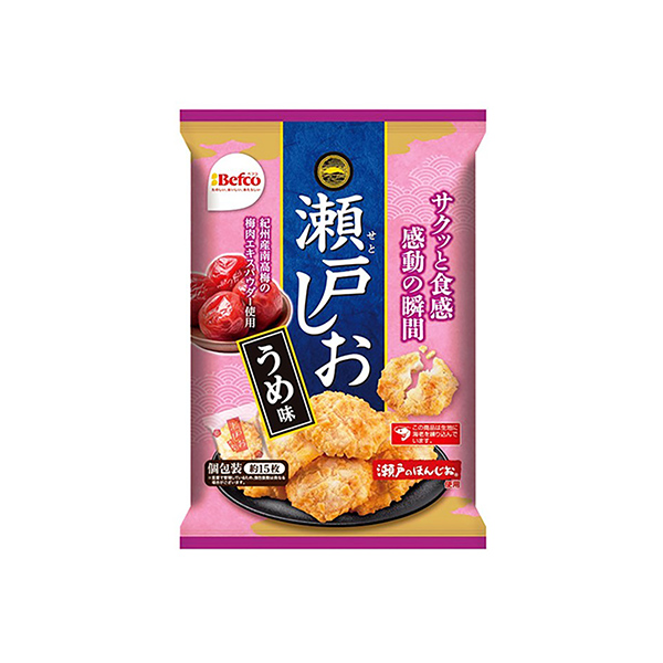 瀬戸しお　＜梅味＞（栗山米菓）2026年4月6日発売