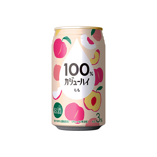 100％カジューハイ＜もも＞（富永貿易）2026年4月7日発売