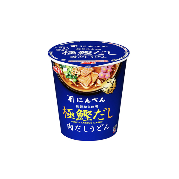サッポロ一番　にんべん　＜ごま香る極鰹だし　肉だしうどん＞（サンヨー食品）2&hellip;