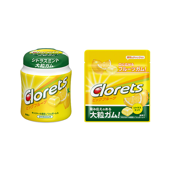 クロレッツ　ビッグフルーツ　＜シトラスミント＞（モンデリーズ・ジャパン）20&hellip;