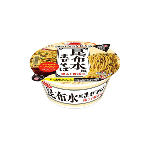 昆布水風まぜそば　鶏こく醤油味（エースコック）2026年2月23日発売