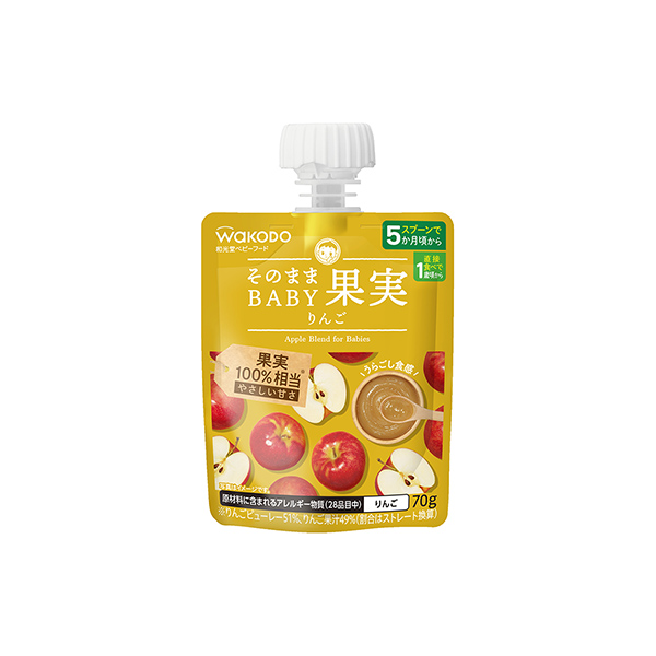 そのままBABY果実　＜りんご＞（アサヒグループ食品）2026年3月9日発売