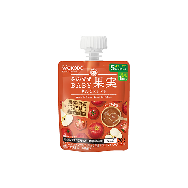 そのままBABY果実　＜りんご×トマト＞（アサヒグループ食品）2026年3月&hellip;