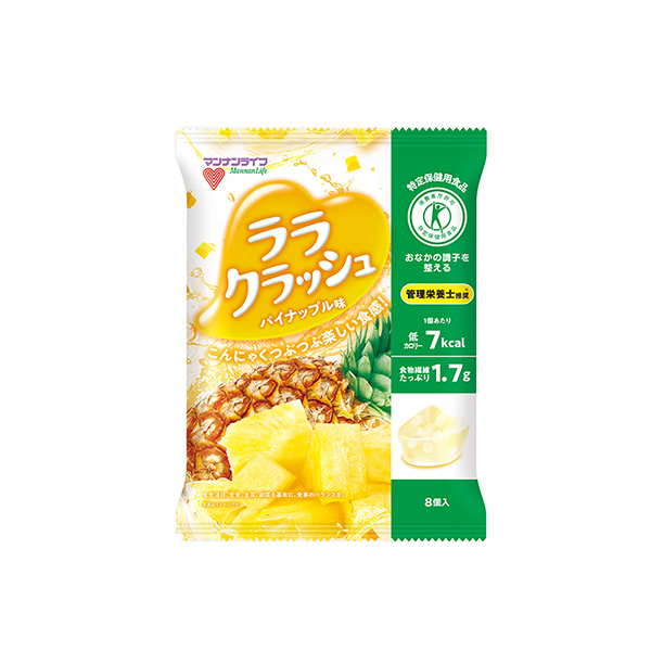 蒟蒻畑ララクラッシュ　＜パイナップル味＞（マンナンライフ）2026年3月2日&hellip;