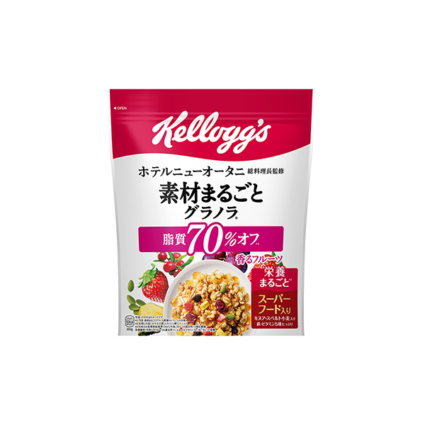 素材まるごとグラノラ　脂質70%オフ＜香るフルーツ＞（日本ケロッグ）2026&hellip;