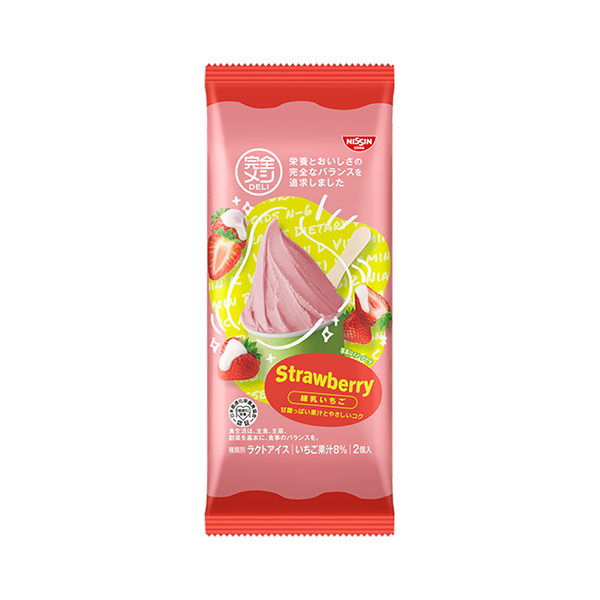 冷凍　完全メシ　DELI＜ストロベリー＞ジェラート（日清食品）2026年3月&hellip;