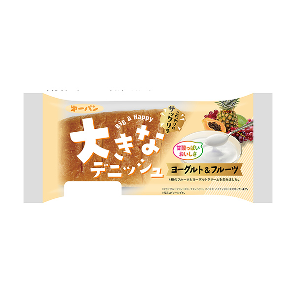 大きなデニッシュ＜ヨーグルト＆フルーツ＞（第一屋製パン）2026年5月1日発&hellip;