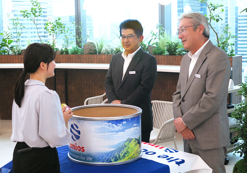 Umios入社式　新生Umios一期生　未来の挑戦、缶詰に