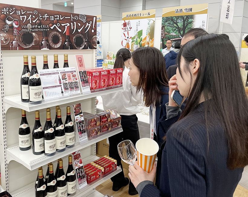 国分グループ本社、酒類・菓子合同で展示会　相乗効果最大に