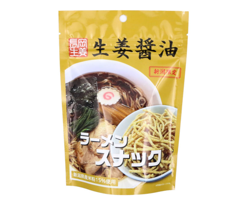 阿部幸製菓、「ラーメンスナック生姜醤油味」発売