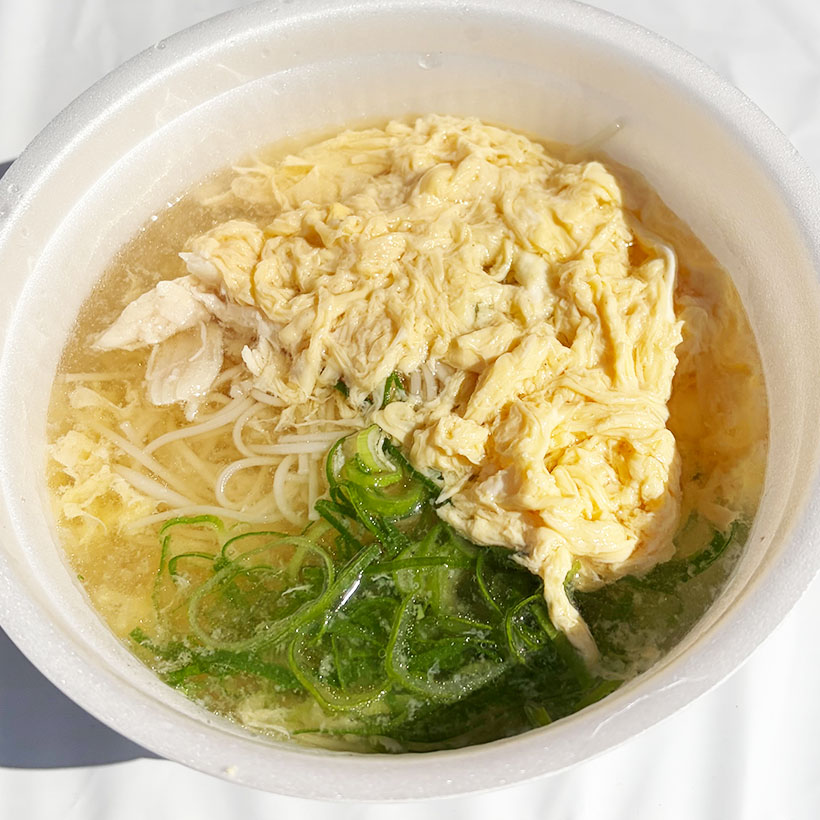 兵庫県手延素麺協同組合、かき玉にゅうめん267食提供