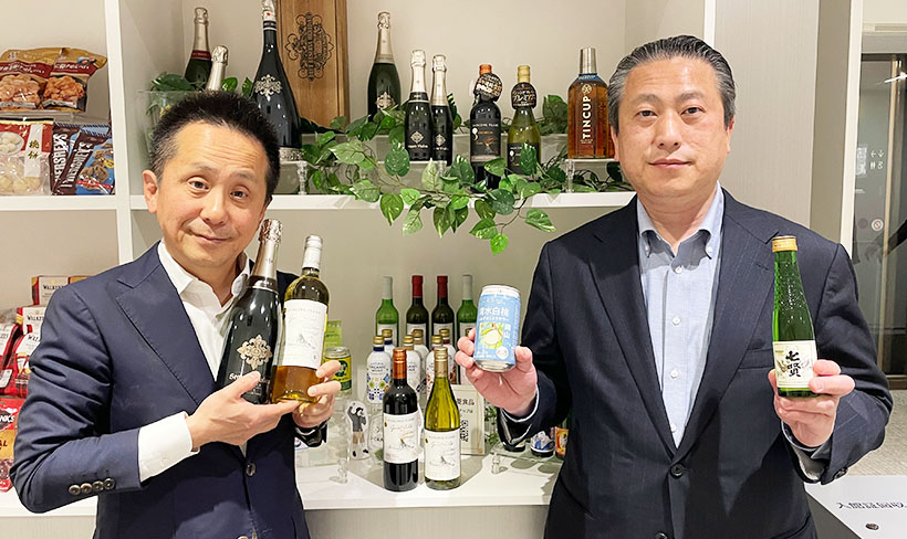 三菱食品、オリジナル酒類で攻勢　国産・輸入前面に需要開拓