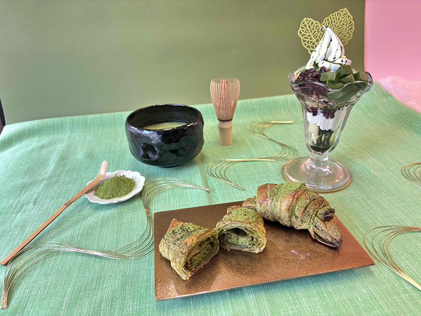 サンマルクカフェ、祇園辻利コラボ　白桃ドリンクも展開