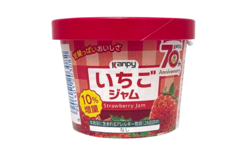 加藤産業、「カンピー」70周年で　紙カップジャム増量