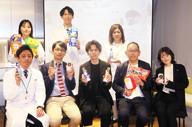 味の素冷凍食品・サッポロビール、ライオンと洗剤開発　見えにくい汚れ除去