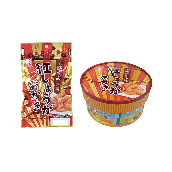 大阪紅しょうがおかき（伍魚福）2026年4月20日発売
