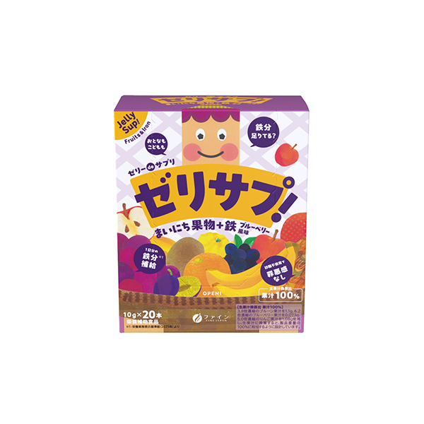 ゼリーdeサプリ　＜まいにち果物+鉄＞（ファイン）2026年4月15日発売