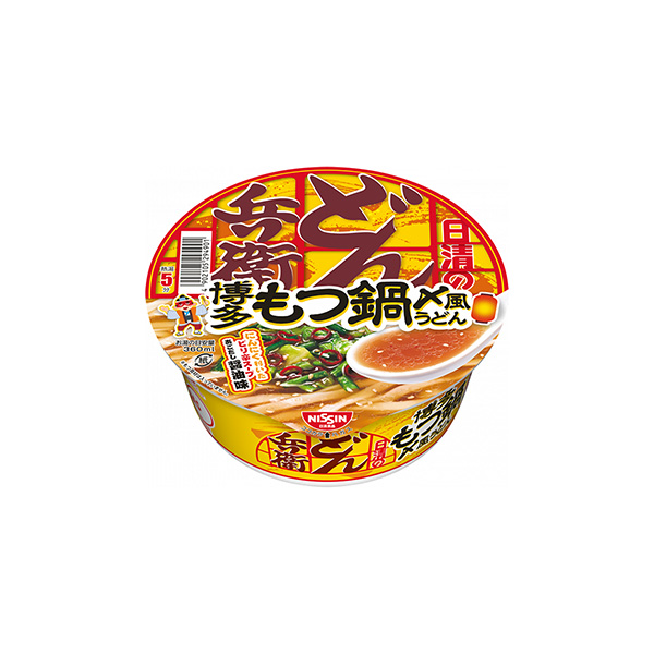 日清のどん兵衛　＜博多もつ鍋〆風うどん＞（日清食品）2026年4月27日発売