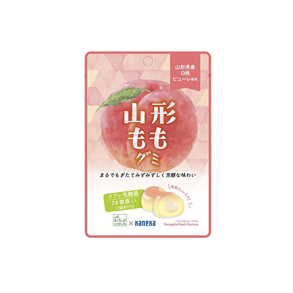 ＜山形ももグミ＞　ラブレ乳酸菌入り（カネカ食品）2026年3月1日発売