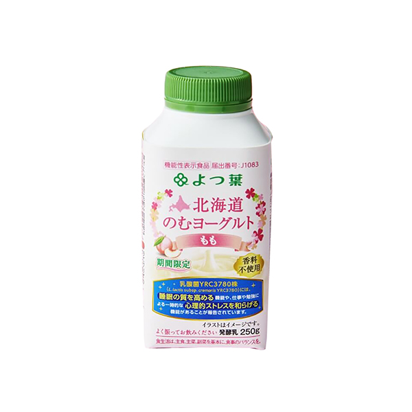 北海道のむヨーグルト　＜もも＞（よつ葉乳業）2026年4月1日発売