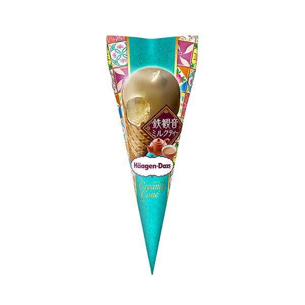 ハーゲンダッツ　クリーミーコーン　＜鉄観音ミルクティー＞（ハーゲンダッツ　ジ&hellip;