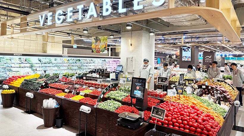 売場の“魅せ場”：青果　来店頻度の要　陳列・加工、より華やかに