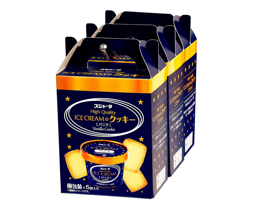 スジャータめいらくグループ、アイス練り込んだクッキー発売