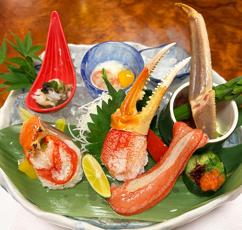 かに道楽、夏フェア「彩かに造り会席」6月から開催