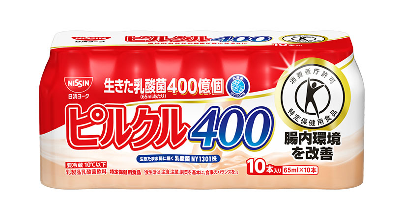 ヨーグルト・乳酸菌飲料特集：日清ヨーク　コラボデザインで話題喚起