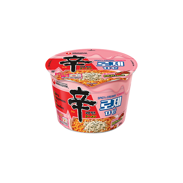 辛ラーメン＜ロゼ　カップ＞（農心ジャパン）2026年5月18日発売