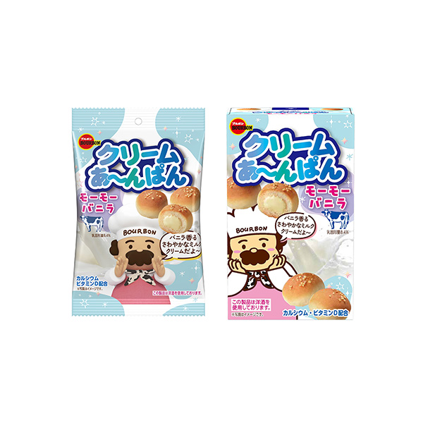 クリームあ～んぱん　＜モーモーバニラ＞（ブルボン）2026年6月2日発売