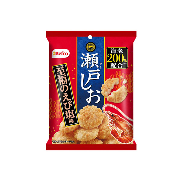瀬戸しお＜至福のえび塩味＞（栗山米菓）2026年6月15日発売