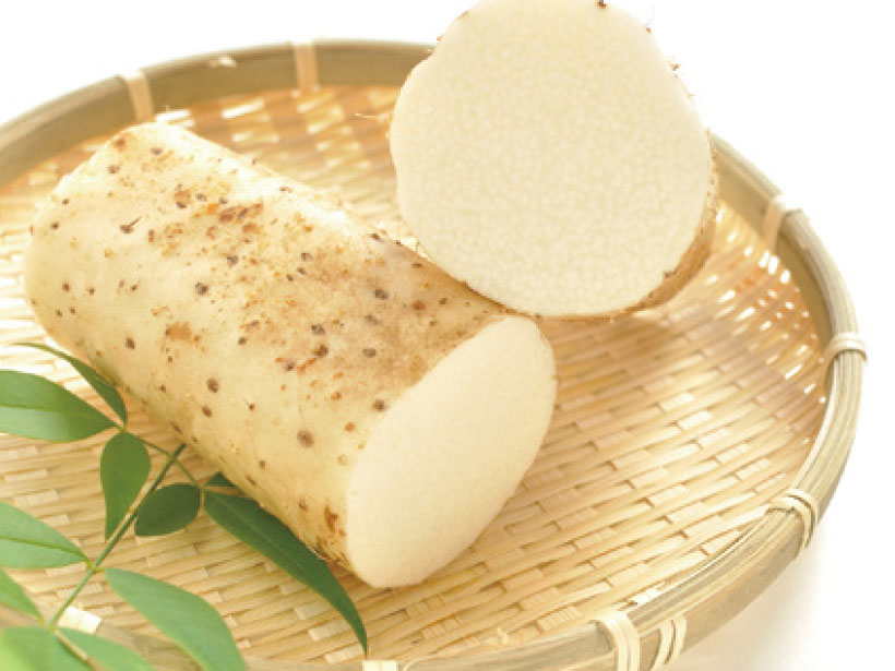野菜果物で一皿のサプライズ：ながいも