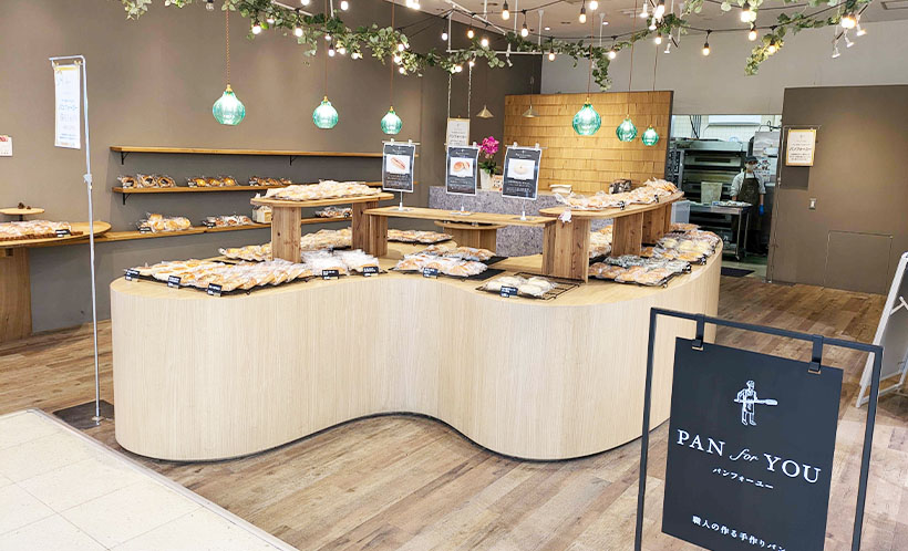 パンフォーユー、リアル店舗展開　福田屋鹿沼店でインストアベーカリー開店