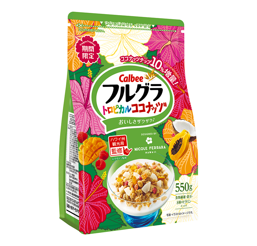 カルビー、夏限定「フルグラ　トロピカルココナッツ味」発売　ココナツチップ10&hellip;