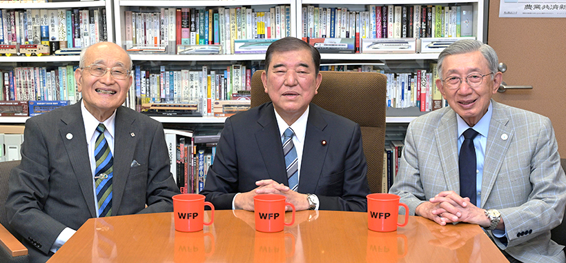 認定NPO法人20年　国連WFP協会の挑戦：祝辞＝石破茂前内閣総理大臣